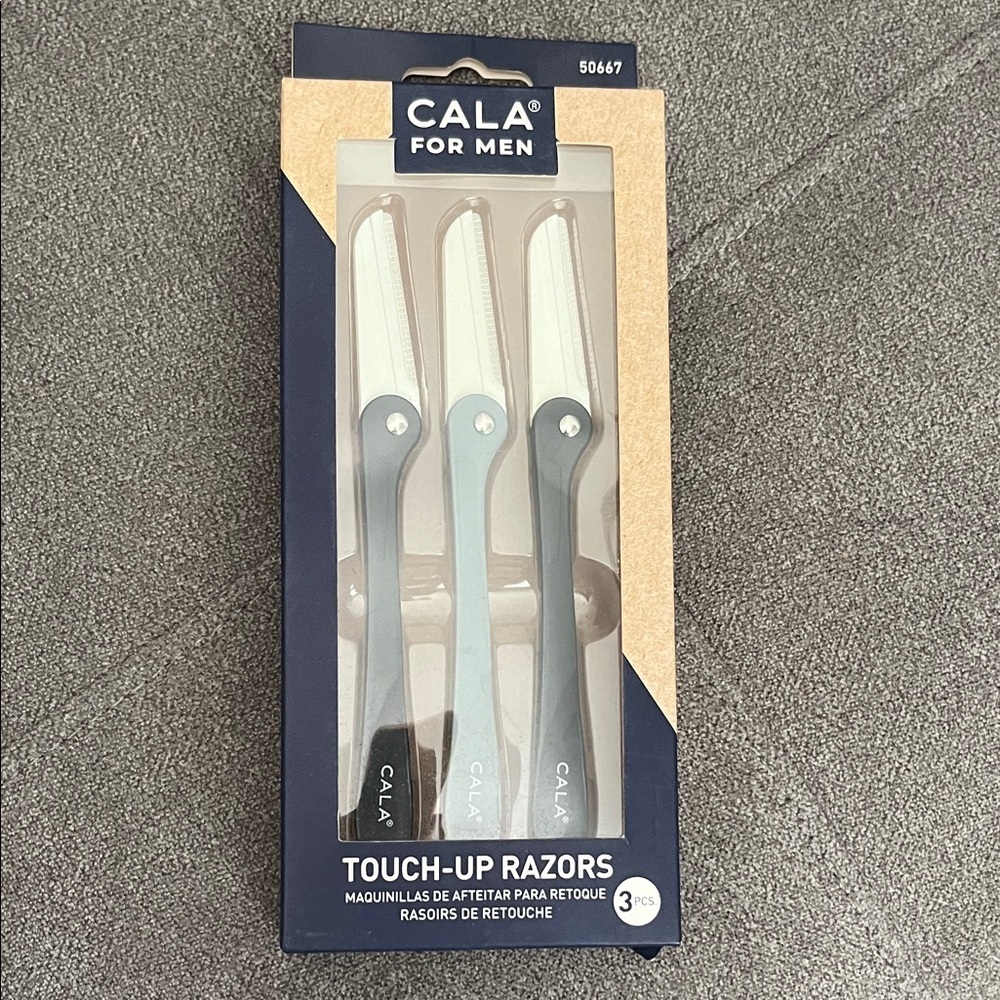 CALA Touch-Up Razors for Men - Gray